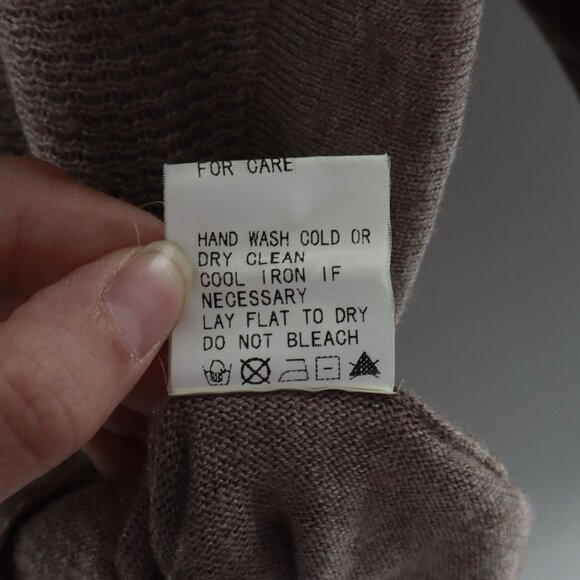 Fate Wool Sweater Womens S Beige Slouchy Lagenlook Neutral Lagom Layering‎ Loose - Picture 5 of 13